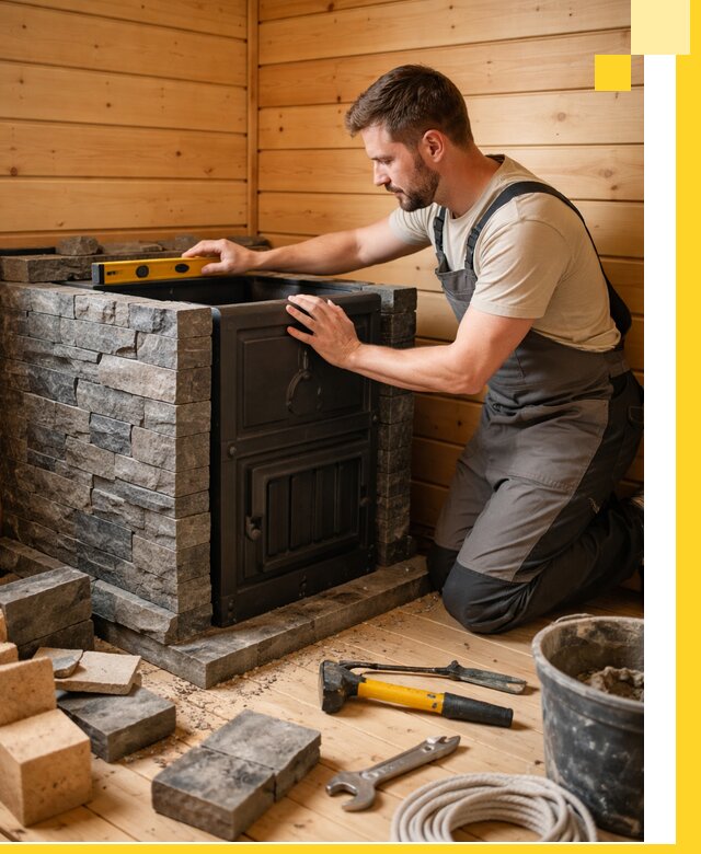 Производство и установка печей для саун под ключ в Архангельске