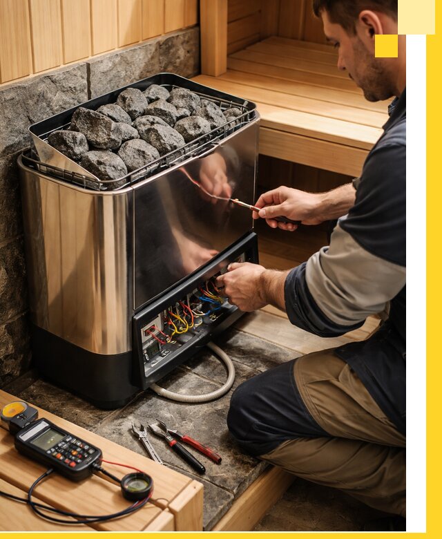 Продажа и установка электрокаменок для саун в Архангельске