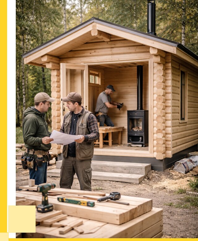 Монтаж бань под ключ в Архангельске — от 205620 р. | ЭриданРхн