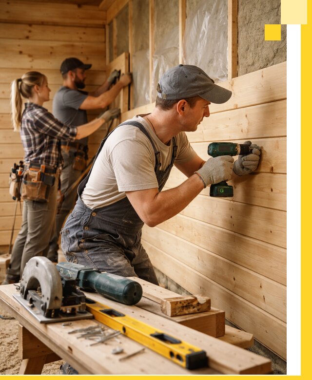 Обшивка бань под ключ в Архангельске: отделка стен и потолков