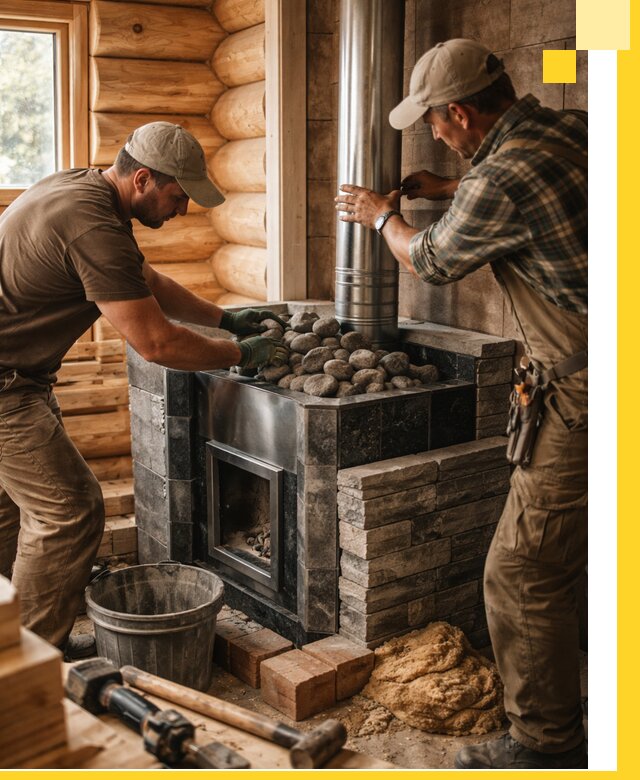 Строительство и отделка русских бань под ключ в Архангельске