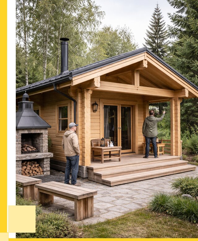 Деревянные бани под ключ в Архангельске от 462645 р. | ЭриданРхн