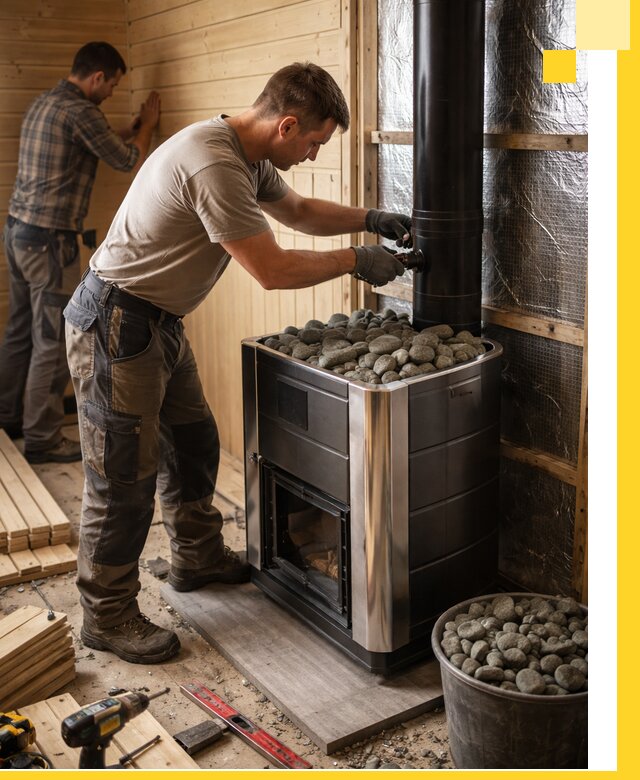 Проектирование и строительство парилок для бани в Архангельске под ключ