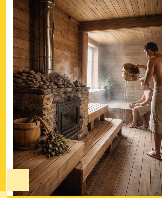 Интерьеры бань и обшивка изнутри в Архангельске от 87389 р. | ЭриданРхн