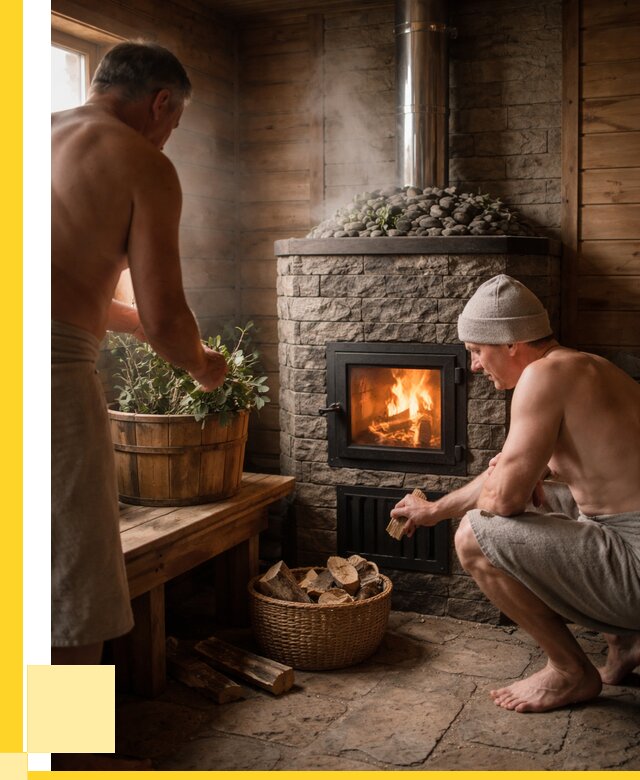 Банные печи под ключ в Архангельске от 46265 р. | ЭриданРхн кирпичная