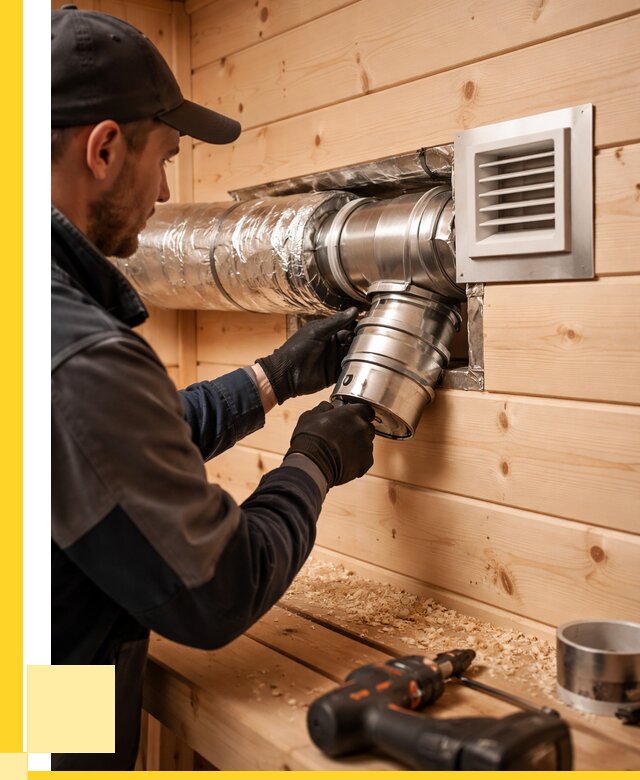 Монтаж вентиляции бани в Архангельске от 12337 р. | ЭриданРхн