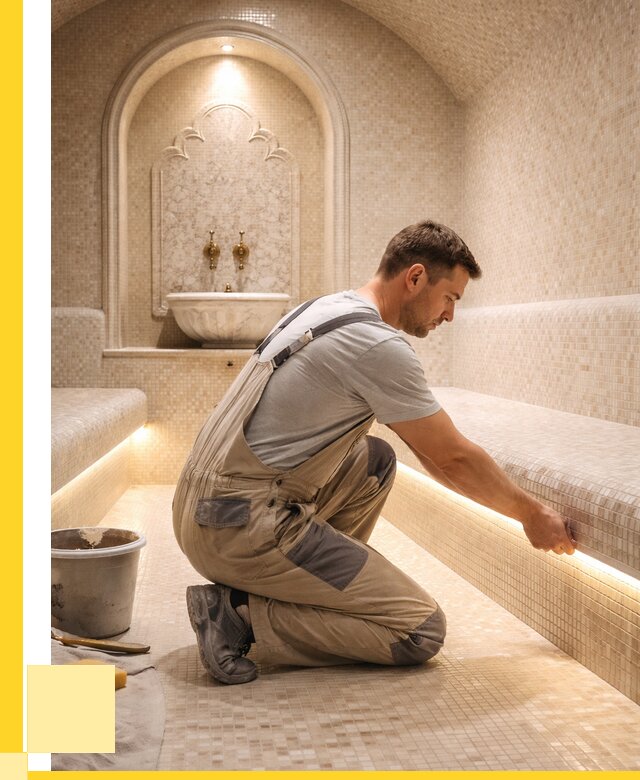 Отделка хамамов под ключ в Архангельске от 5655 р. | ЭриданРхн