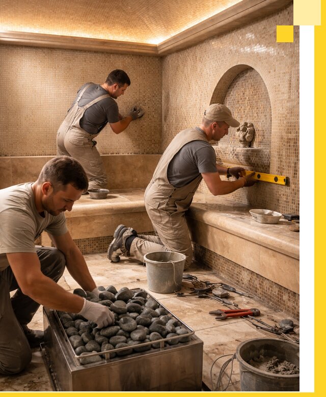 Проектирование и строительство хамама и сауны в Архангельске