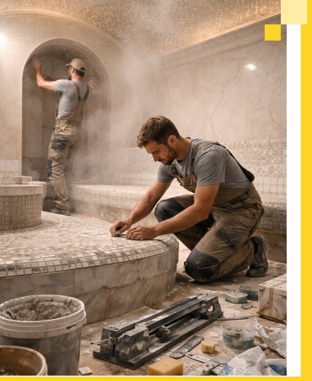 Профессиональный дизайн хамама и SPA под ключ в Архангельске