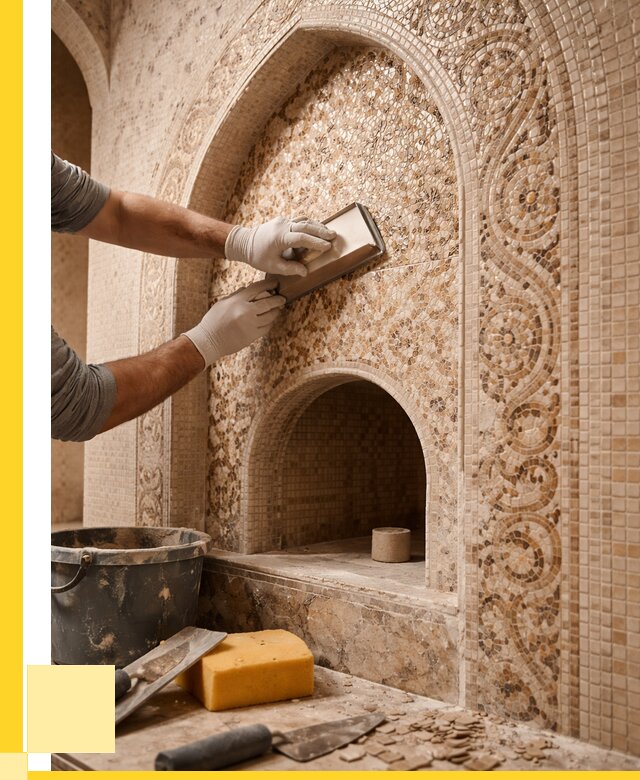 Мозаика для хамама в Архангельске под ключ от 5141 р. | ЭриданРхн