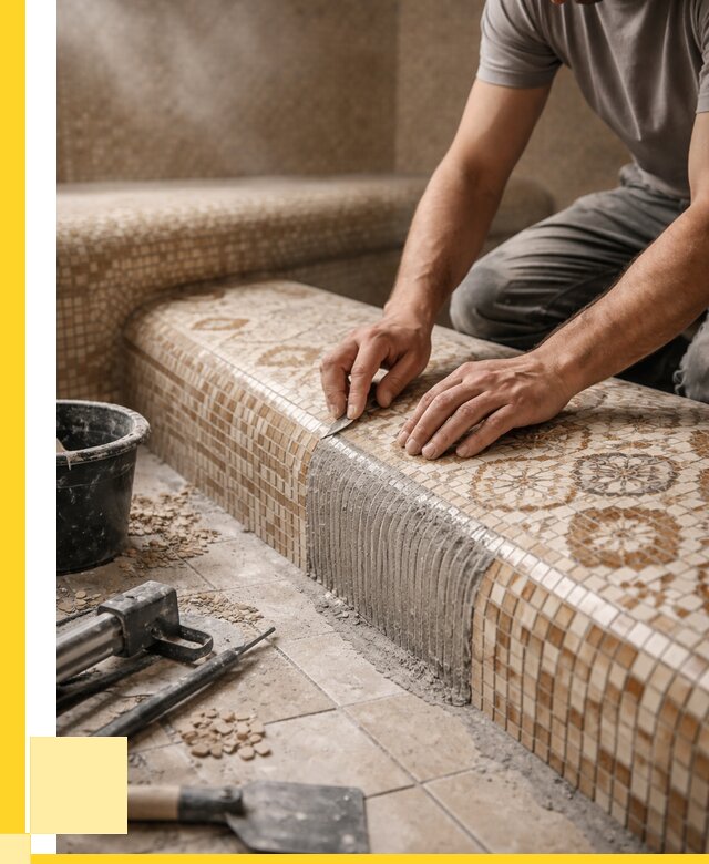 Плитка для хамама под ключ в Архангельске от 3598 р. | ЭриданРхн