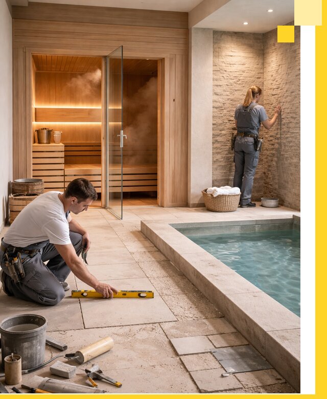 Комплексный дизайн и отделка интерьеров SPA под ключ в Архангельске